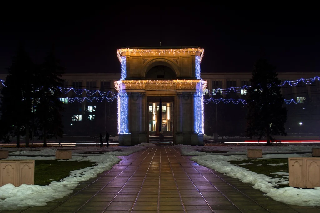 Arc de triomphe, central square, chișinău, moldova, nature, Chișinău and Moldova