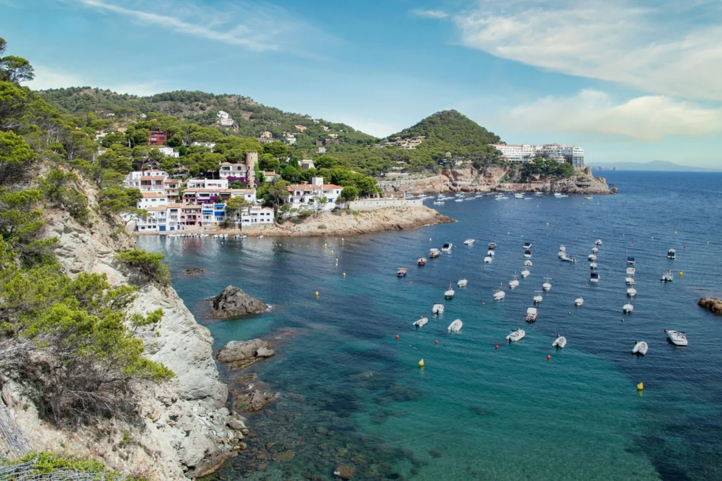 Tossa de Mar and its walled old town on the Costa Brava