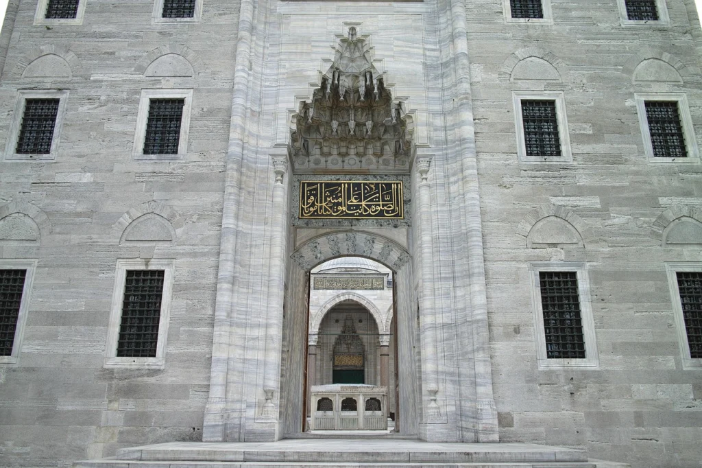 Suleymaniye, cami, marble, town center, istanbul