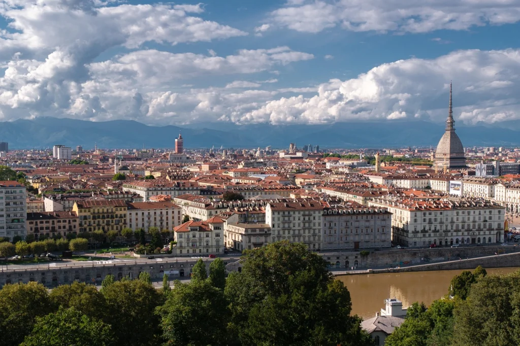 City, panoramic views, heaven, turin, italy